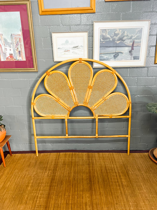 Double Petal Cane Headboard