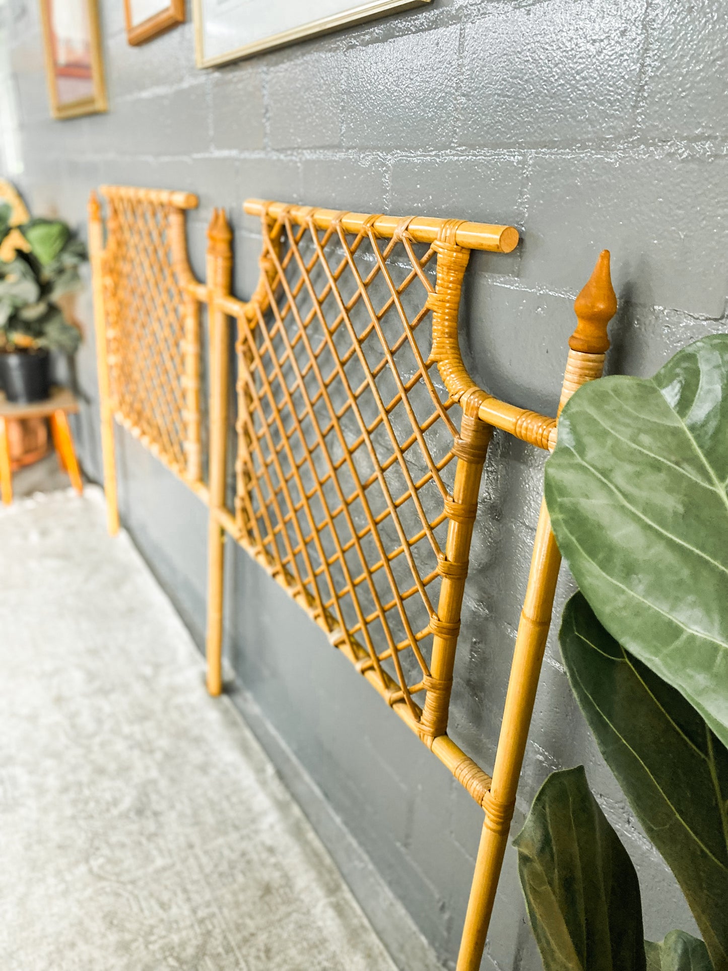 King Cane Headboard