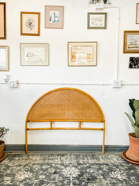 Dome Double Cane Headboard