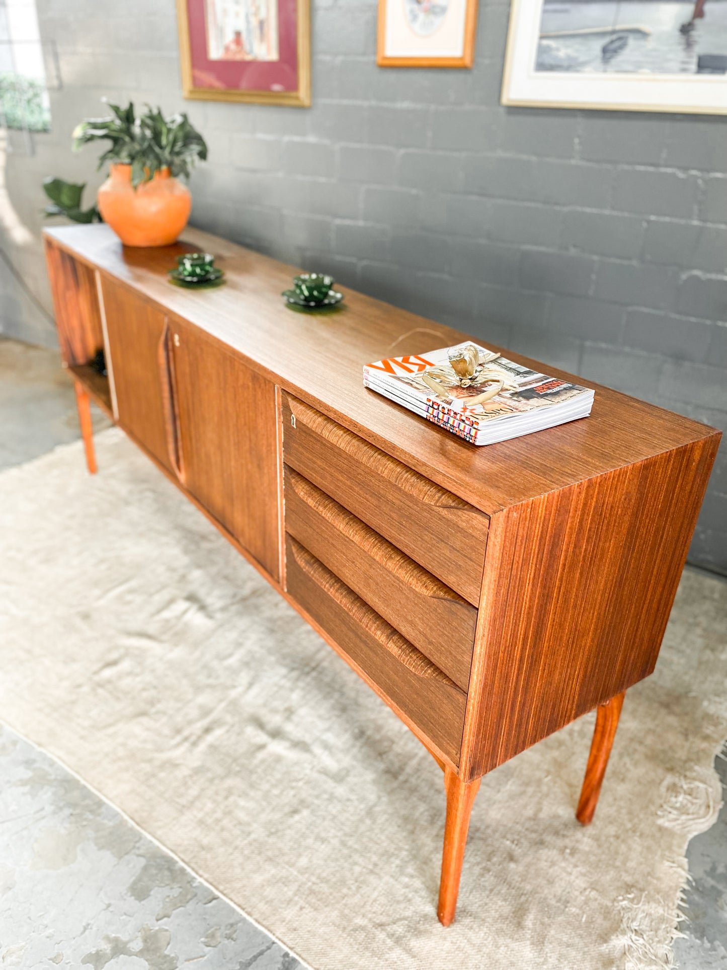 Duros Mid Century Sideboard