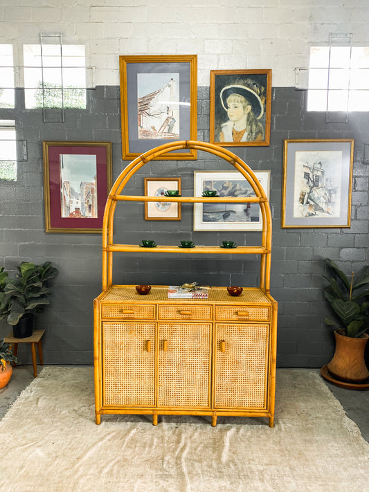 Cane Display Cabinet