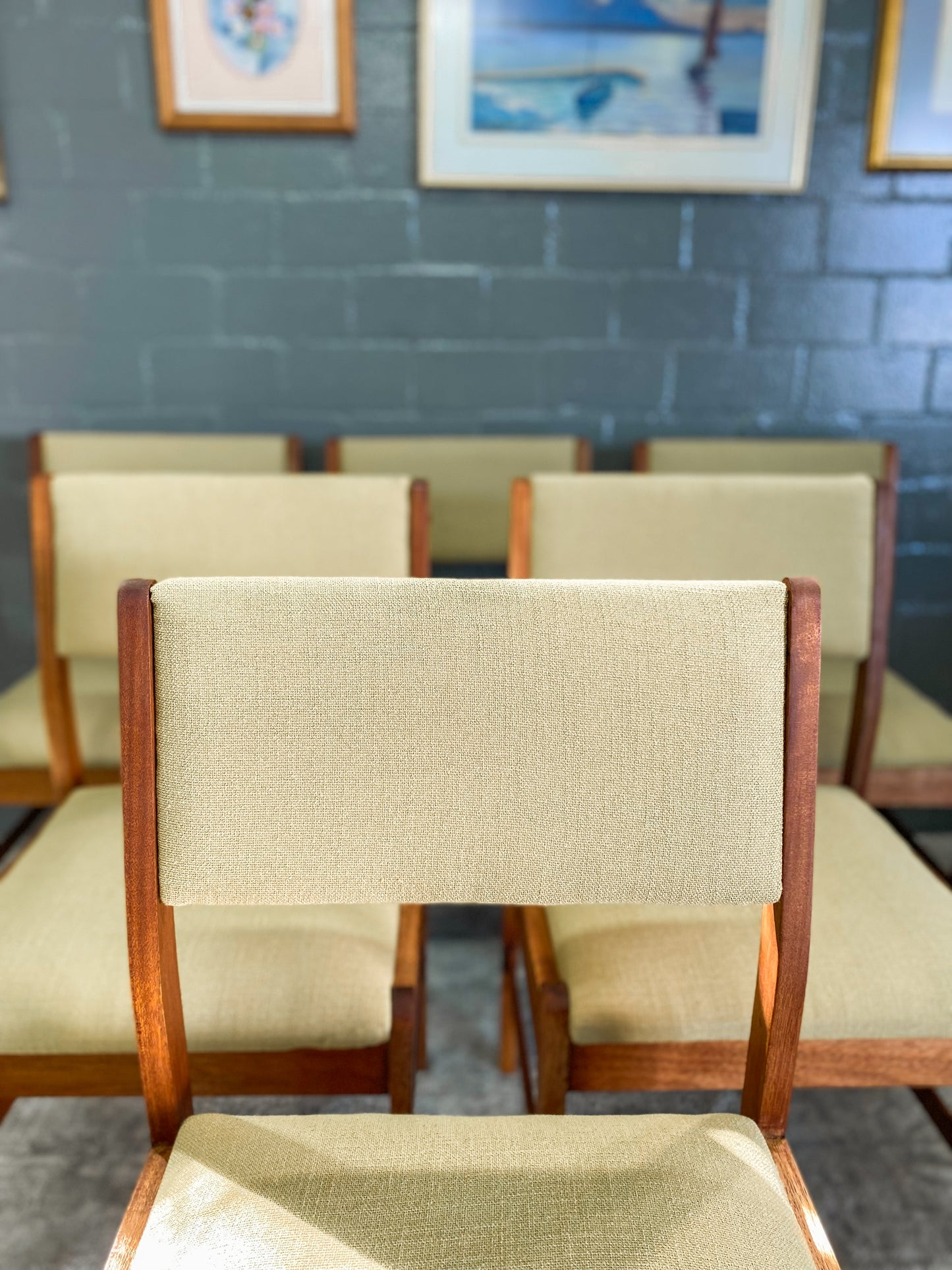 Set of 6 Mid Century Dining Chairs