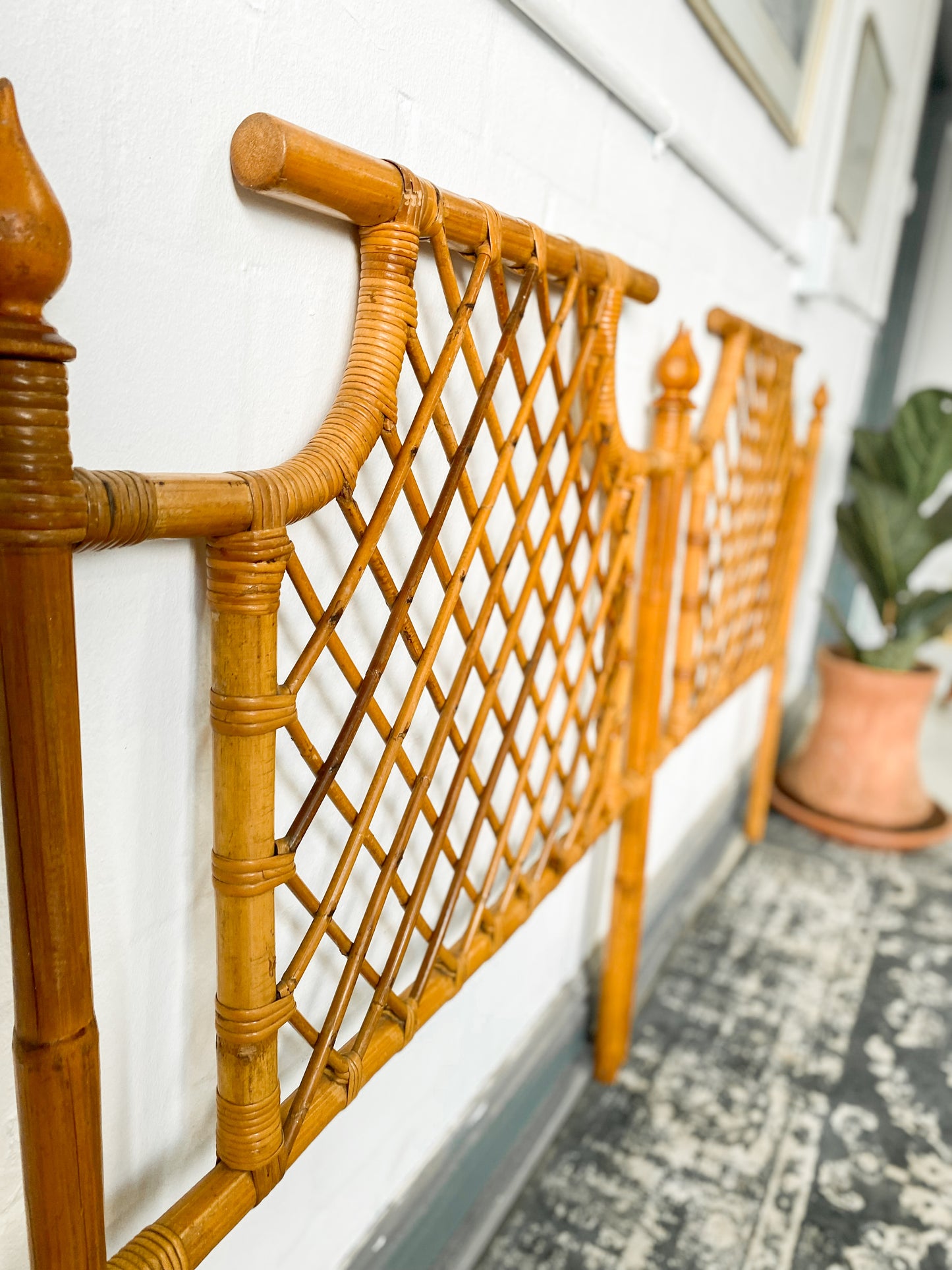 King Cane Headboard