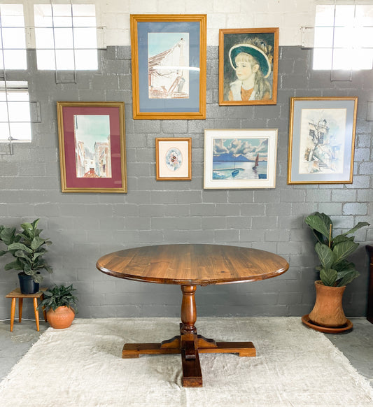 Vintage Farm-Style Dining Table