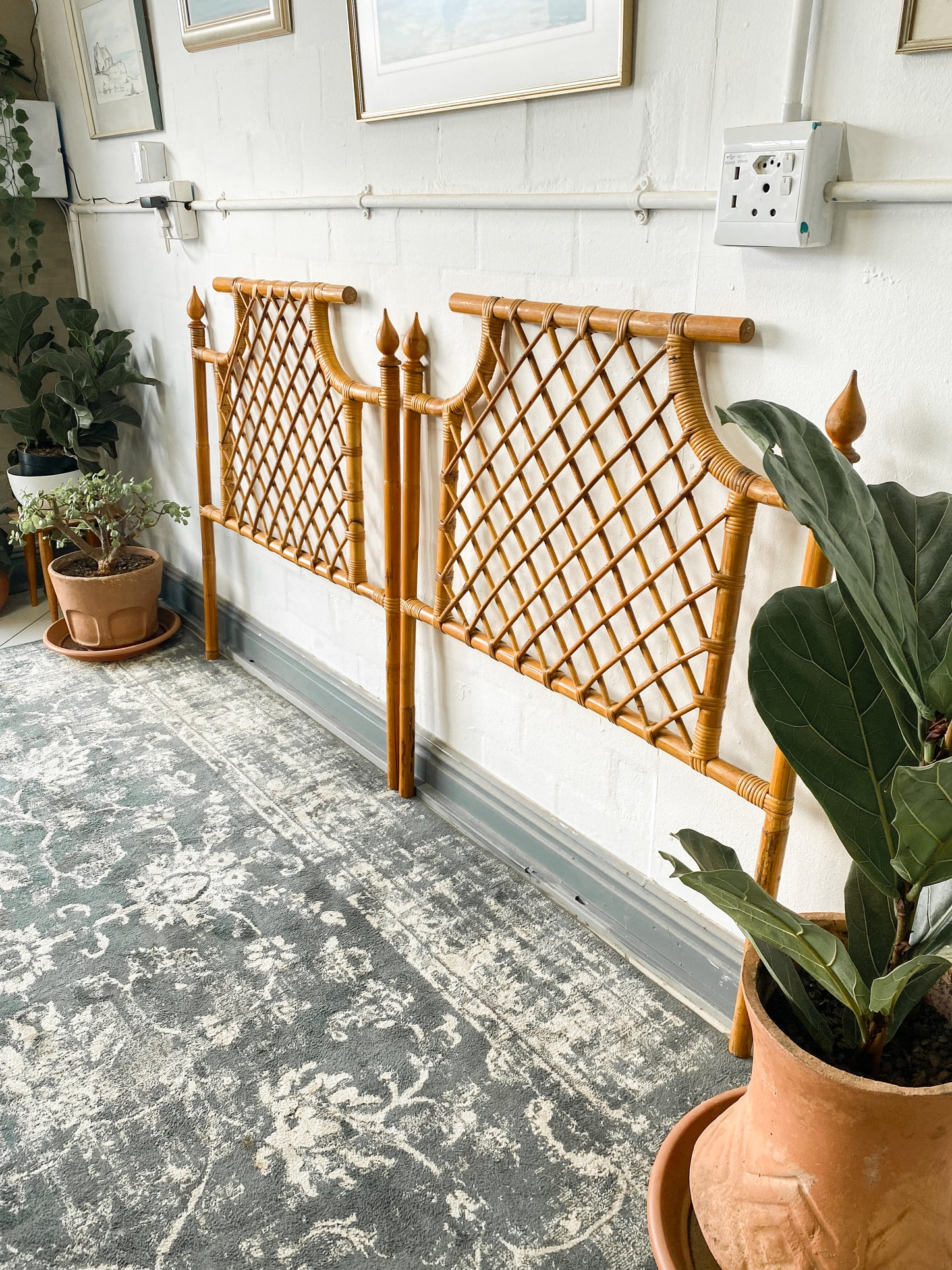 King Cane Headboard