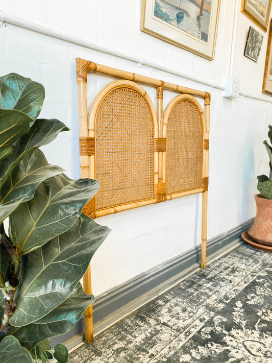 Single Cane Headboard