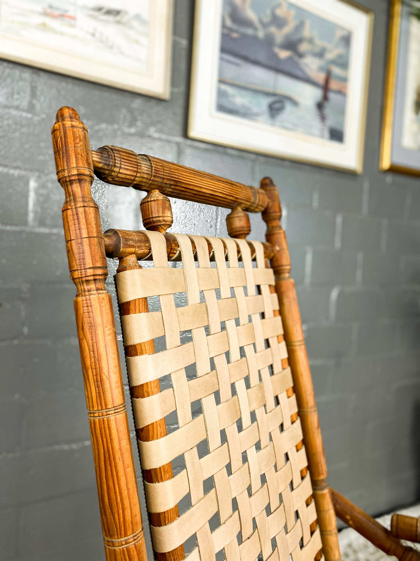 Early 20th Century American Rocking Chair