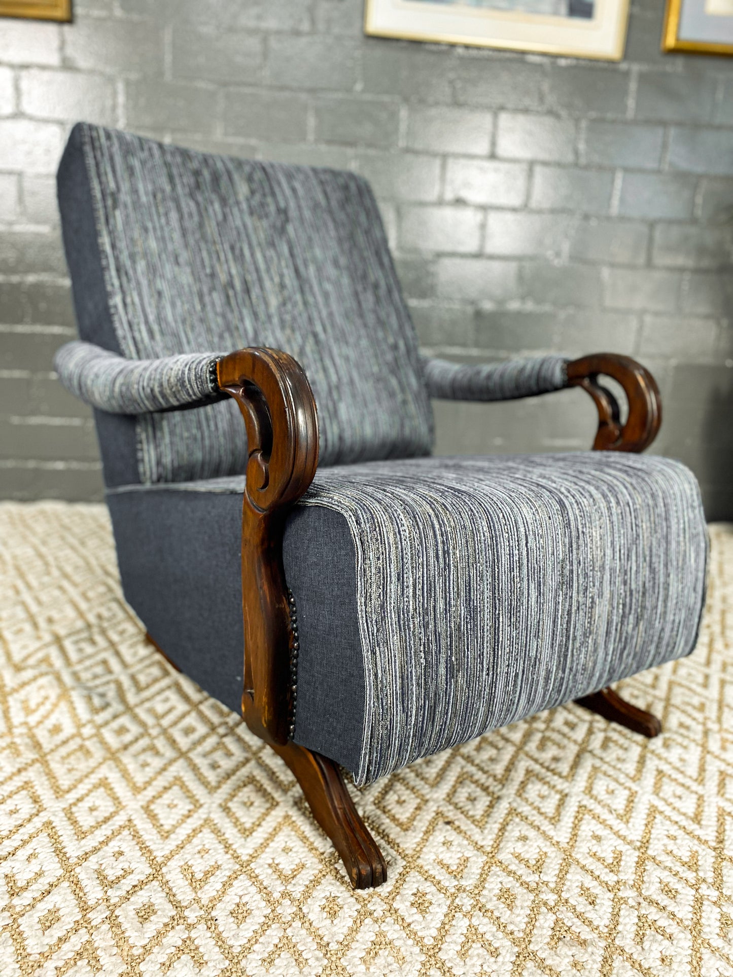 "Banana" Style Rocking Chair