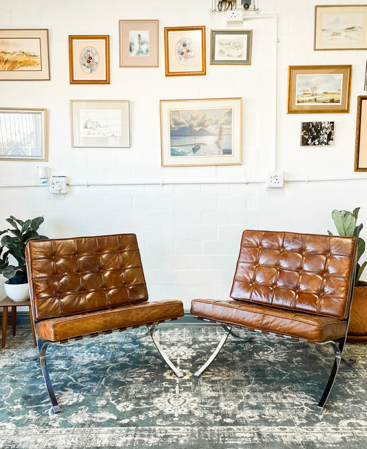 Pair of Barcelona Replica Chairs