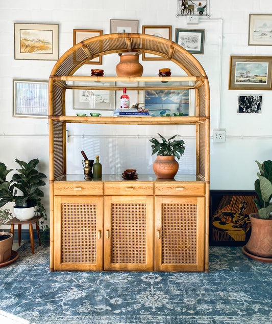 Cane Display Cabinet