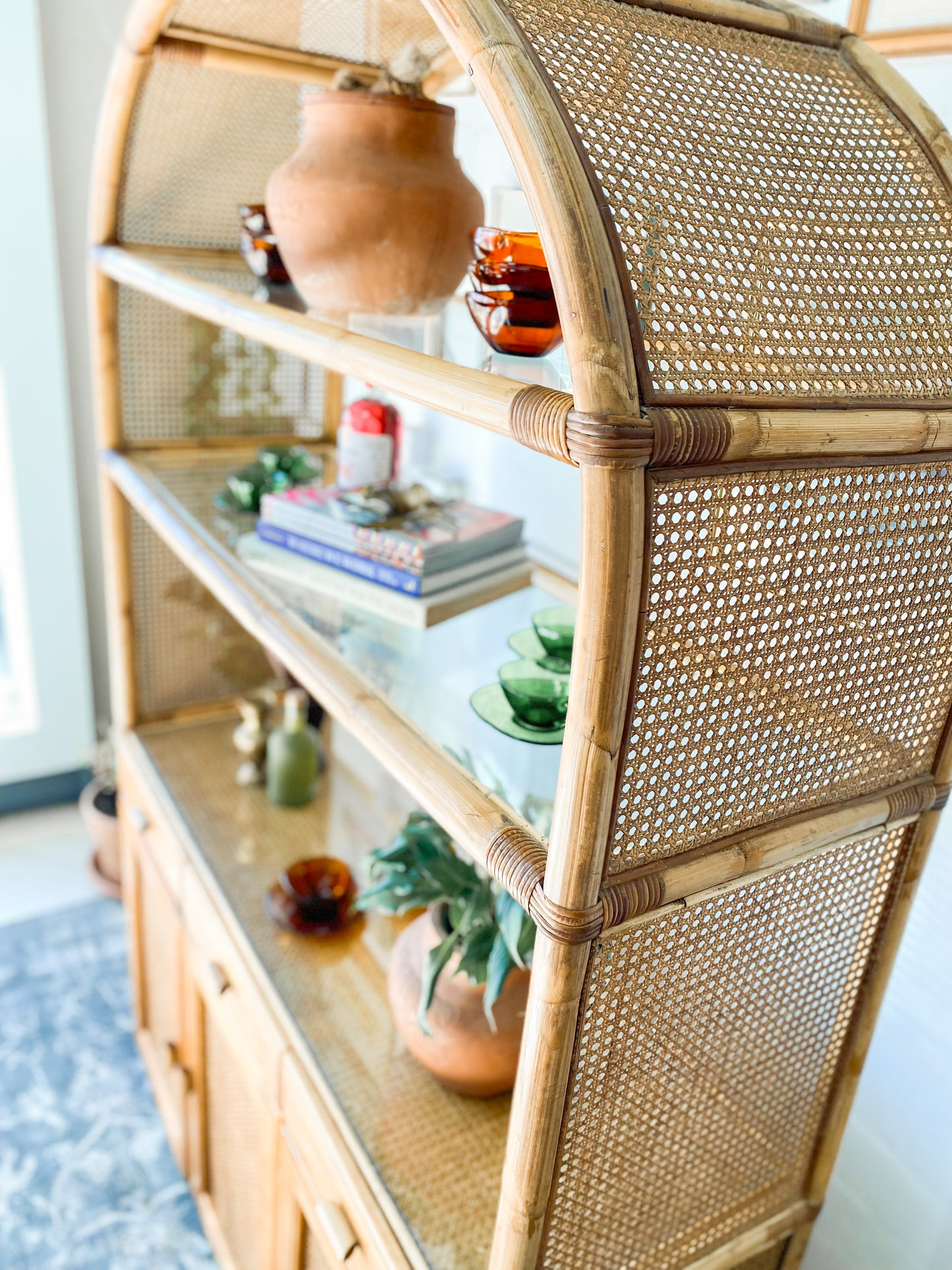 Cane Display Cabinet