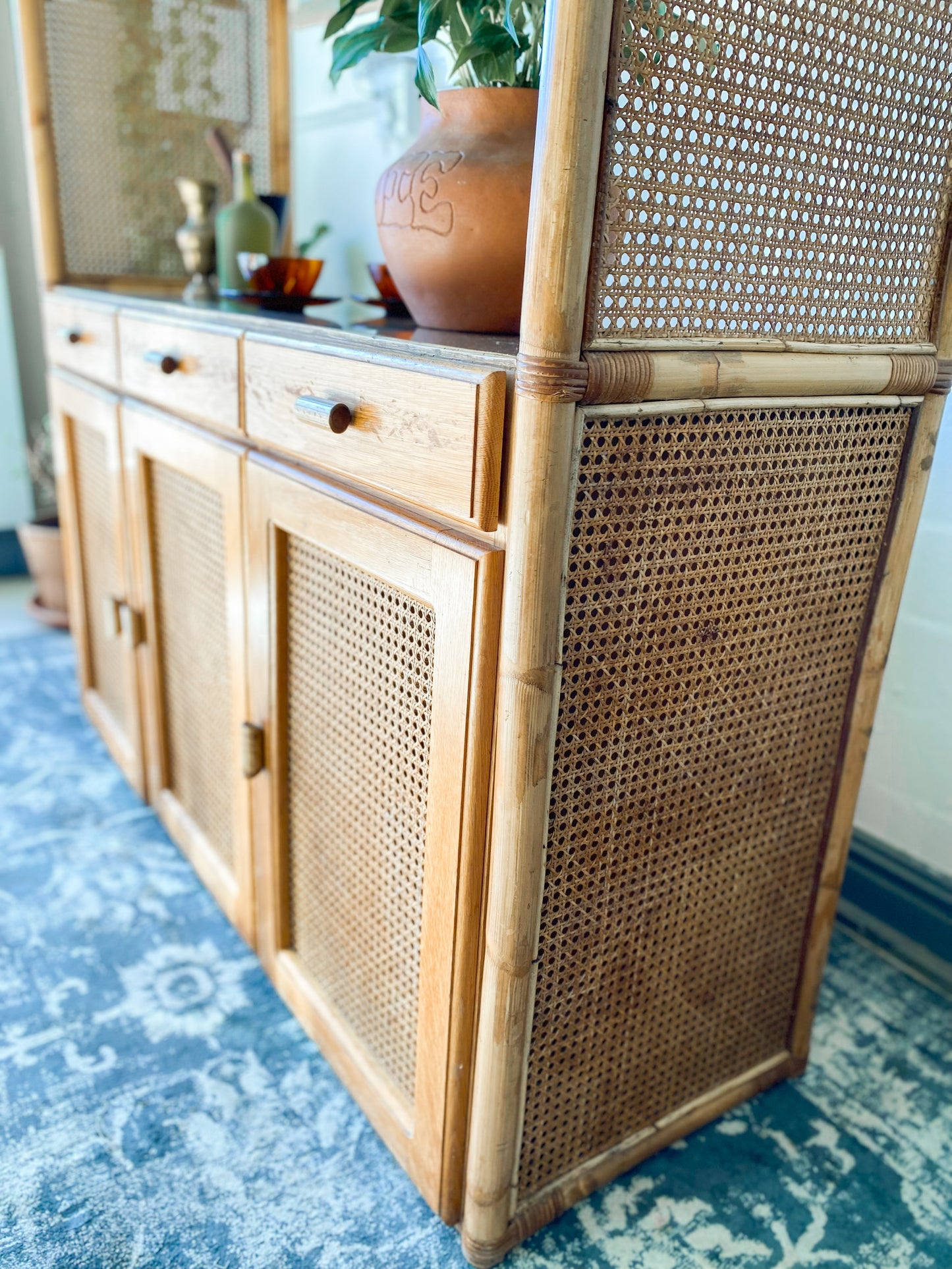 Cane Display Cabinet