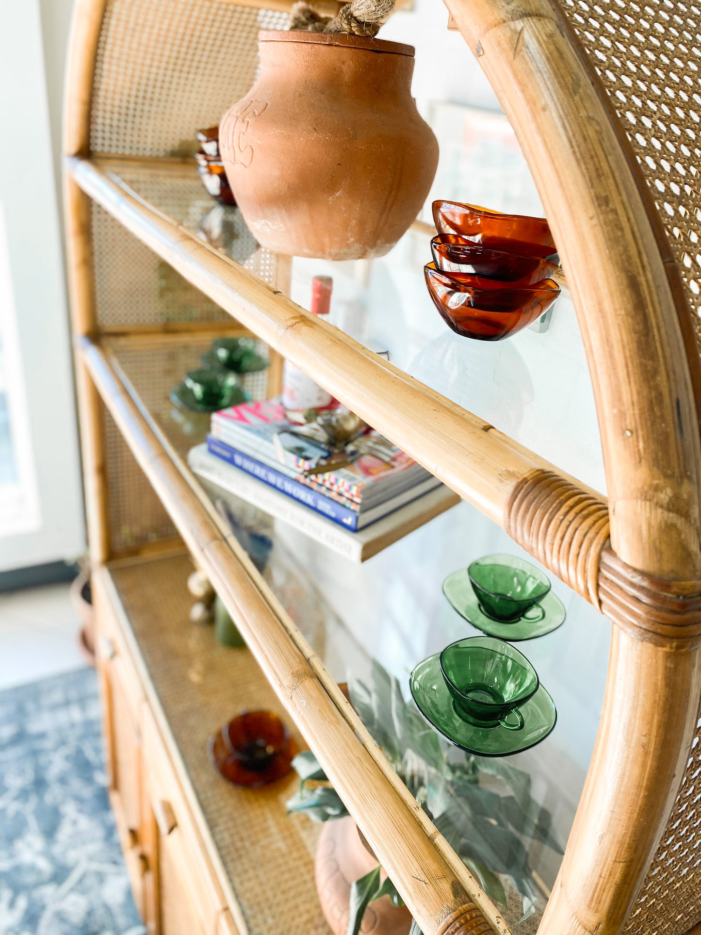 Cane Display Cabinet