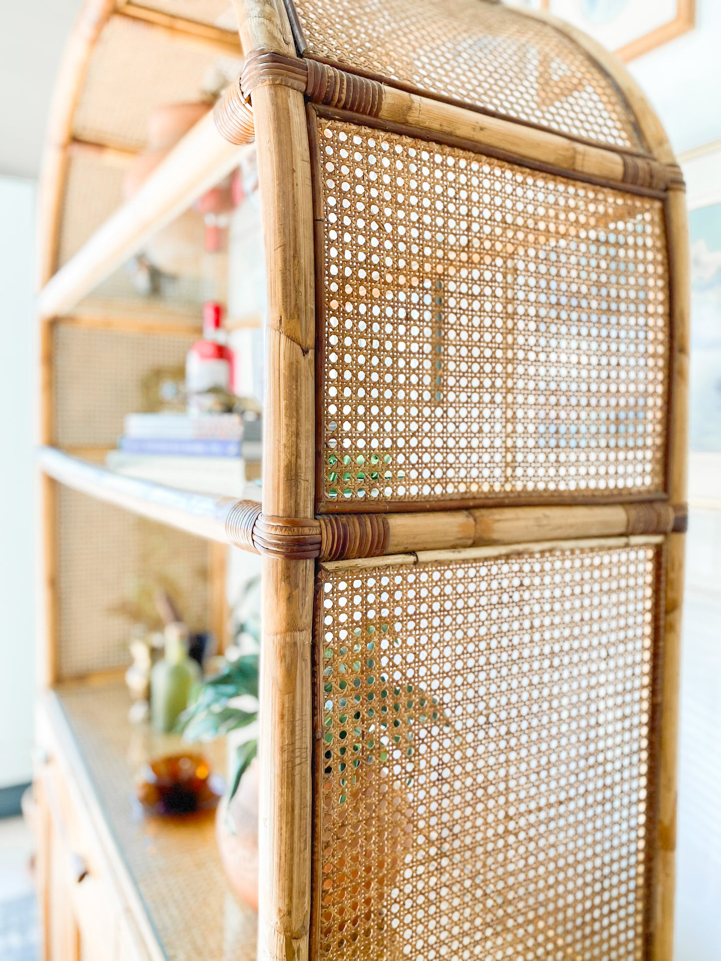 Cane Display Cabinet