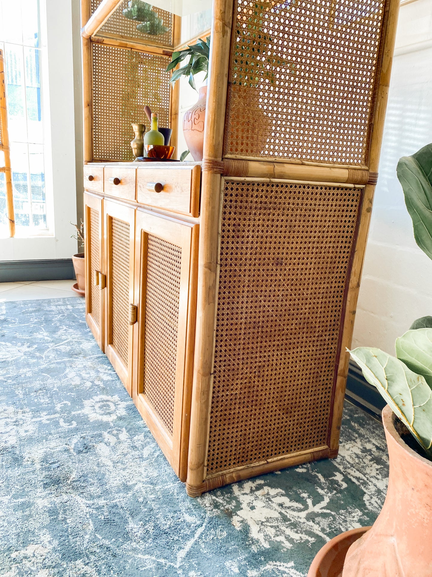 Cane Display Cabinet