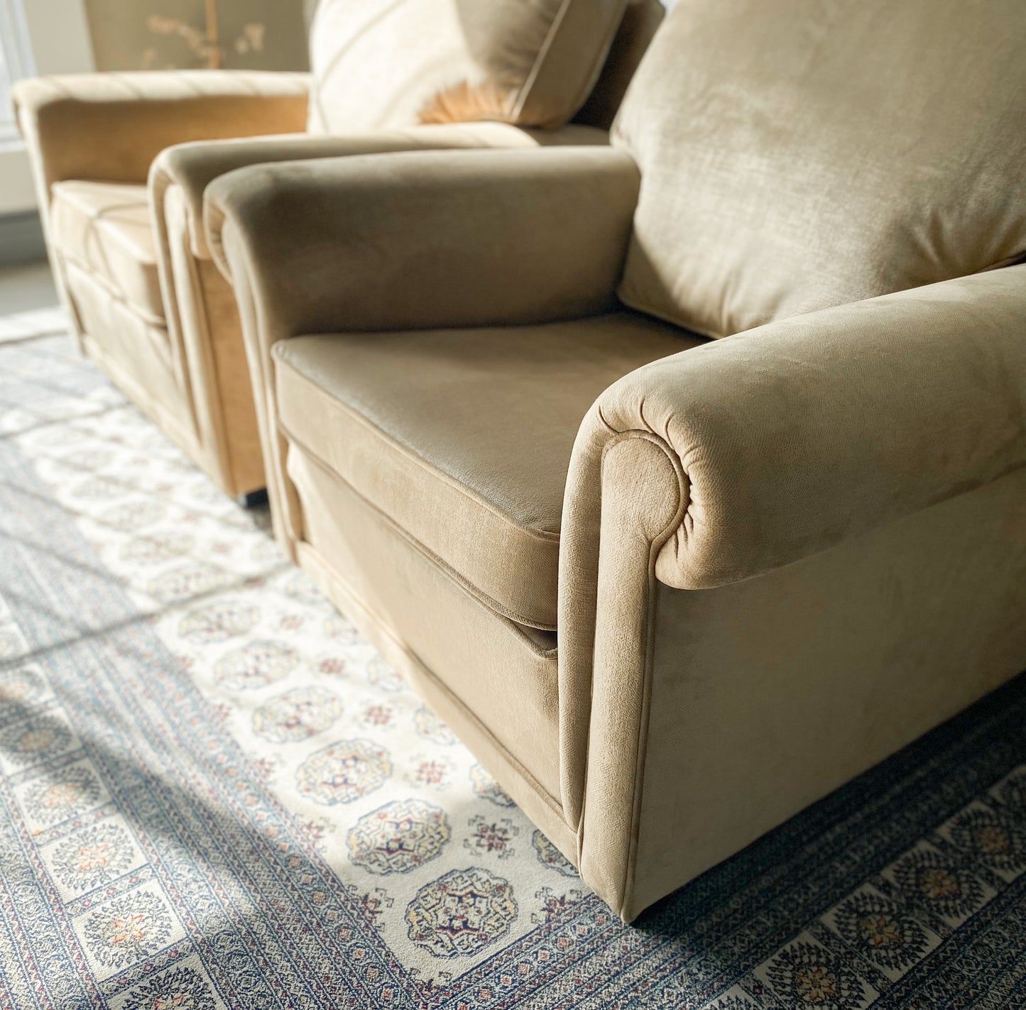 Pair of Comfy Armchairs