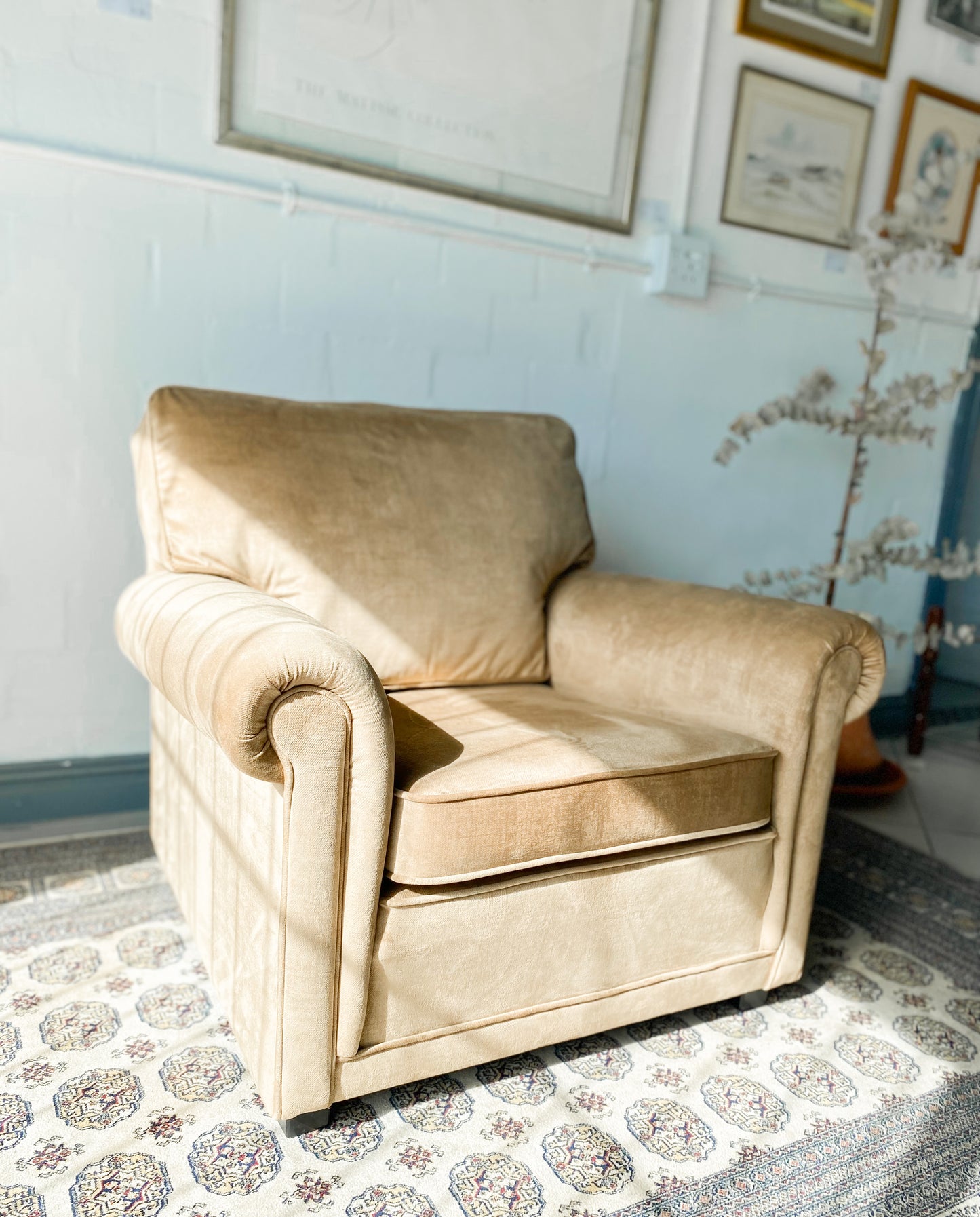 Pair of Comfy Armchairs