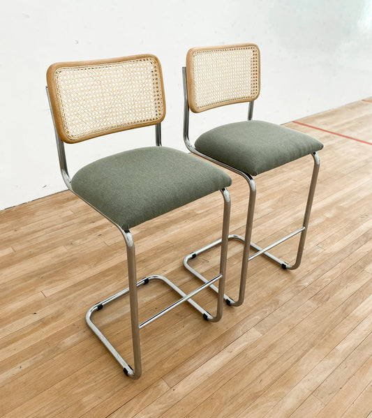 Cesca-Inspired Bar Stools