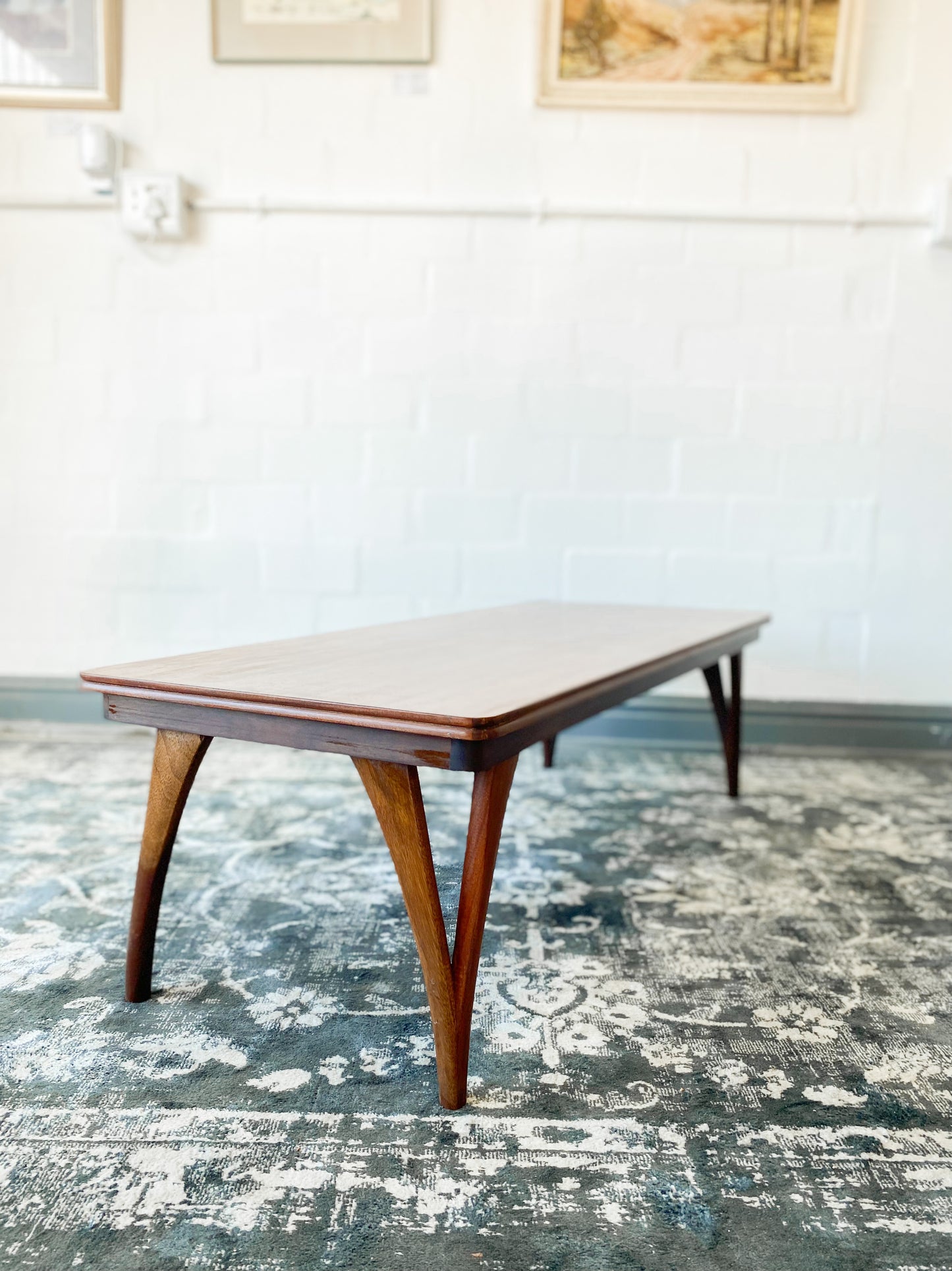 Mid Century WIshbone Coffee table