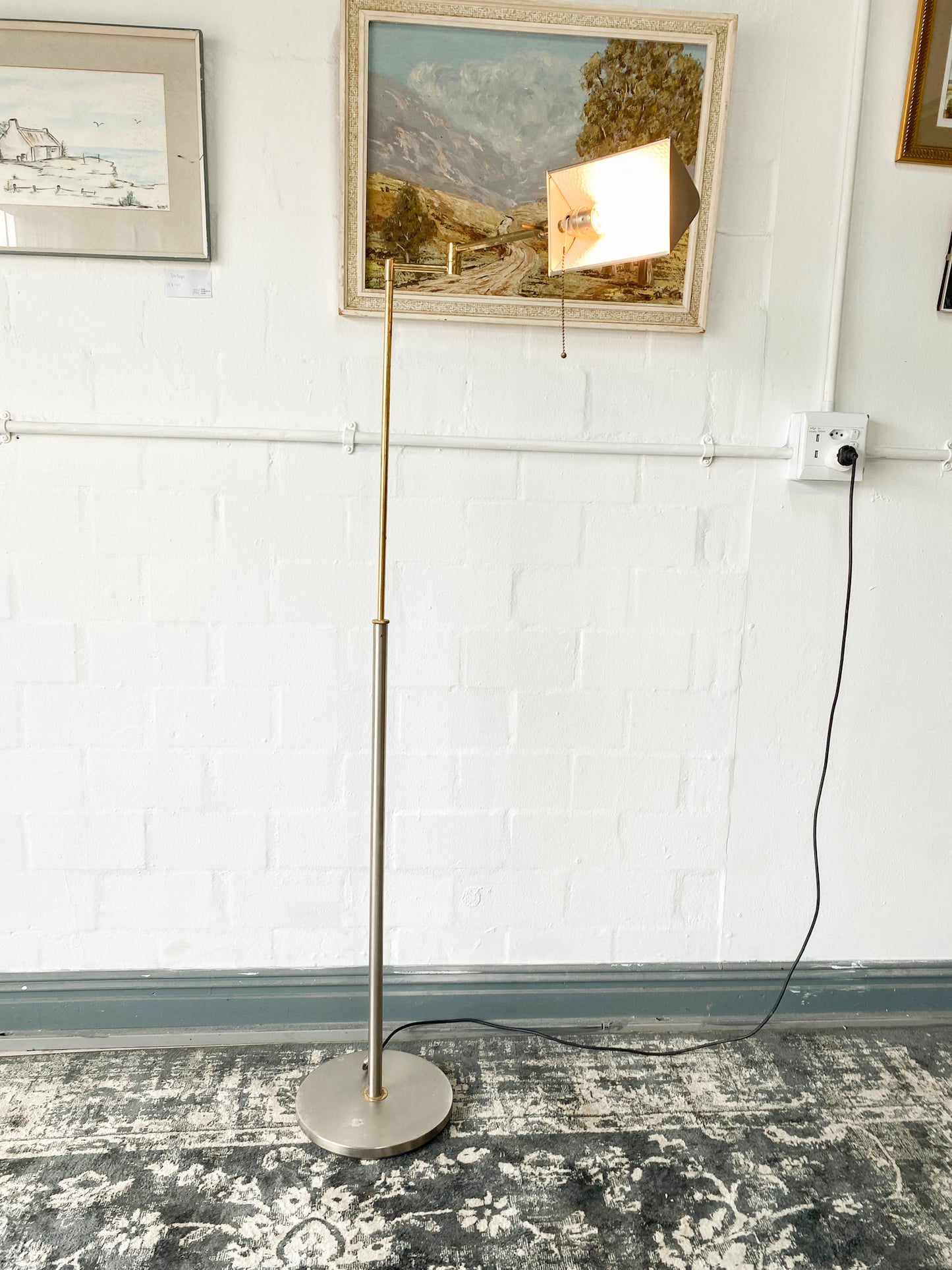 Brass Floor Lamp
