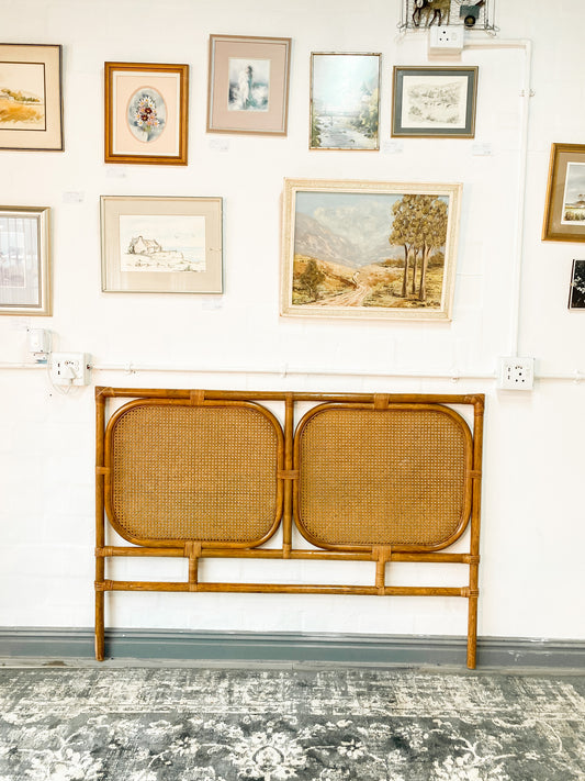 Queen Cane Headboard