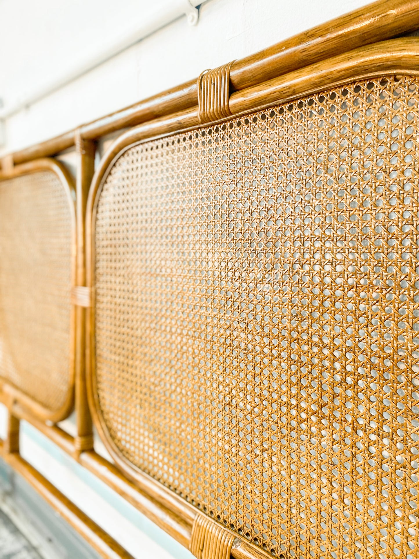 Queen Cane Headboard