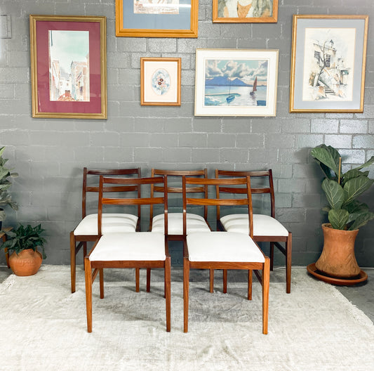 Set of 5 Mid Century Dining Chairs