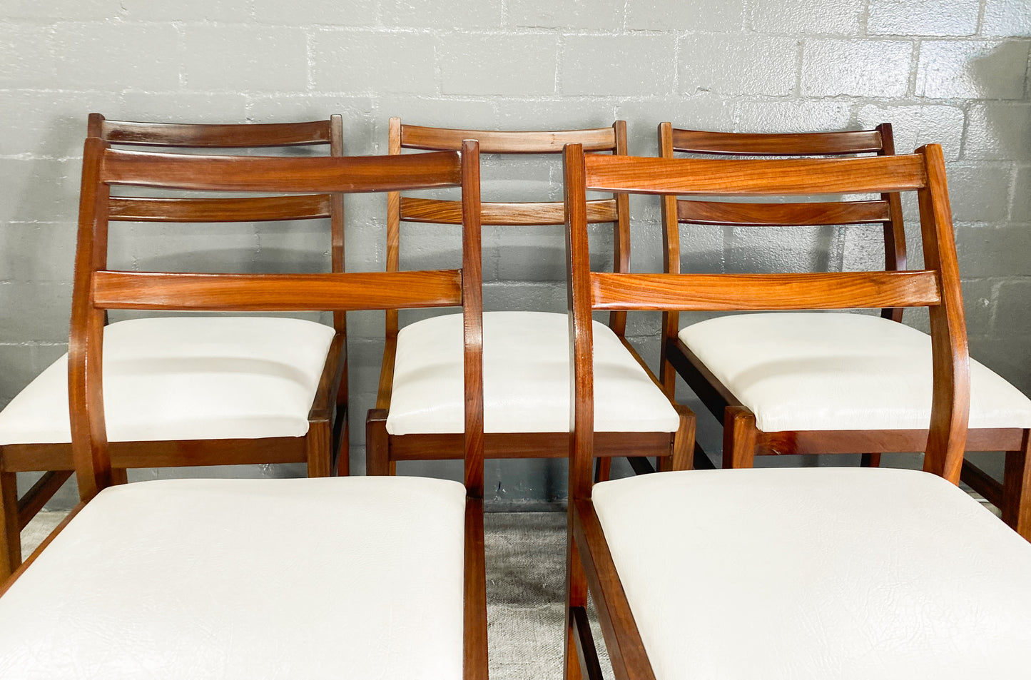 Set of 5 Mid Century Dining Chairs