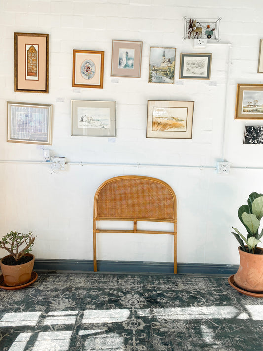 Single Cane Headboard