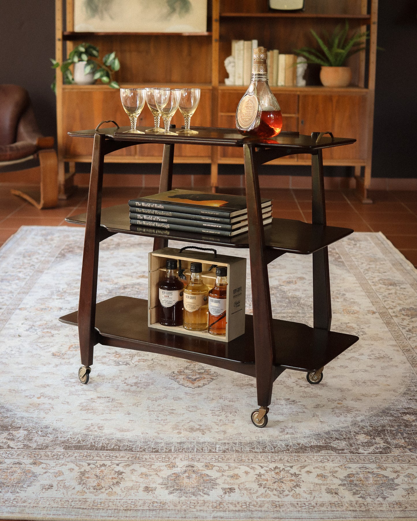 Retro Bar Cart/Drinks Trolley by Aristocraft