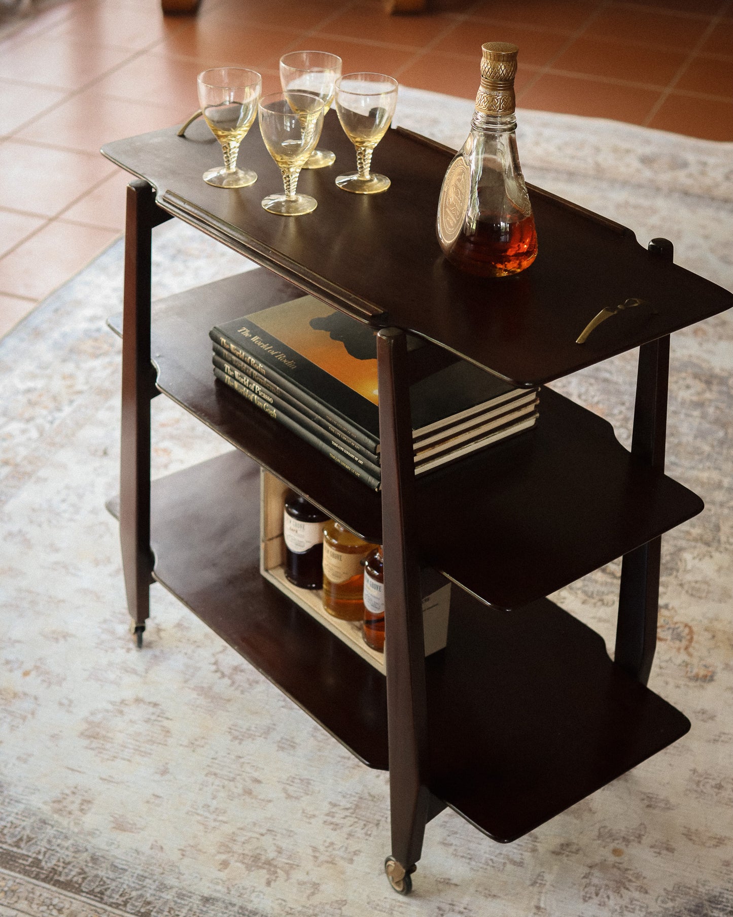 Retro Bar Cart/Drinks Trolley by Aristocraft