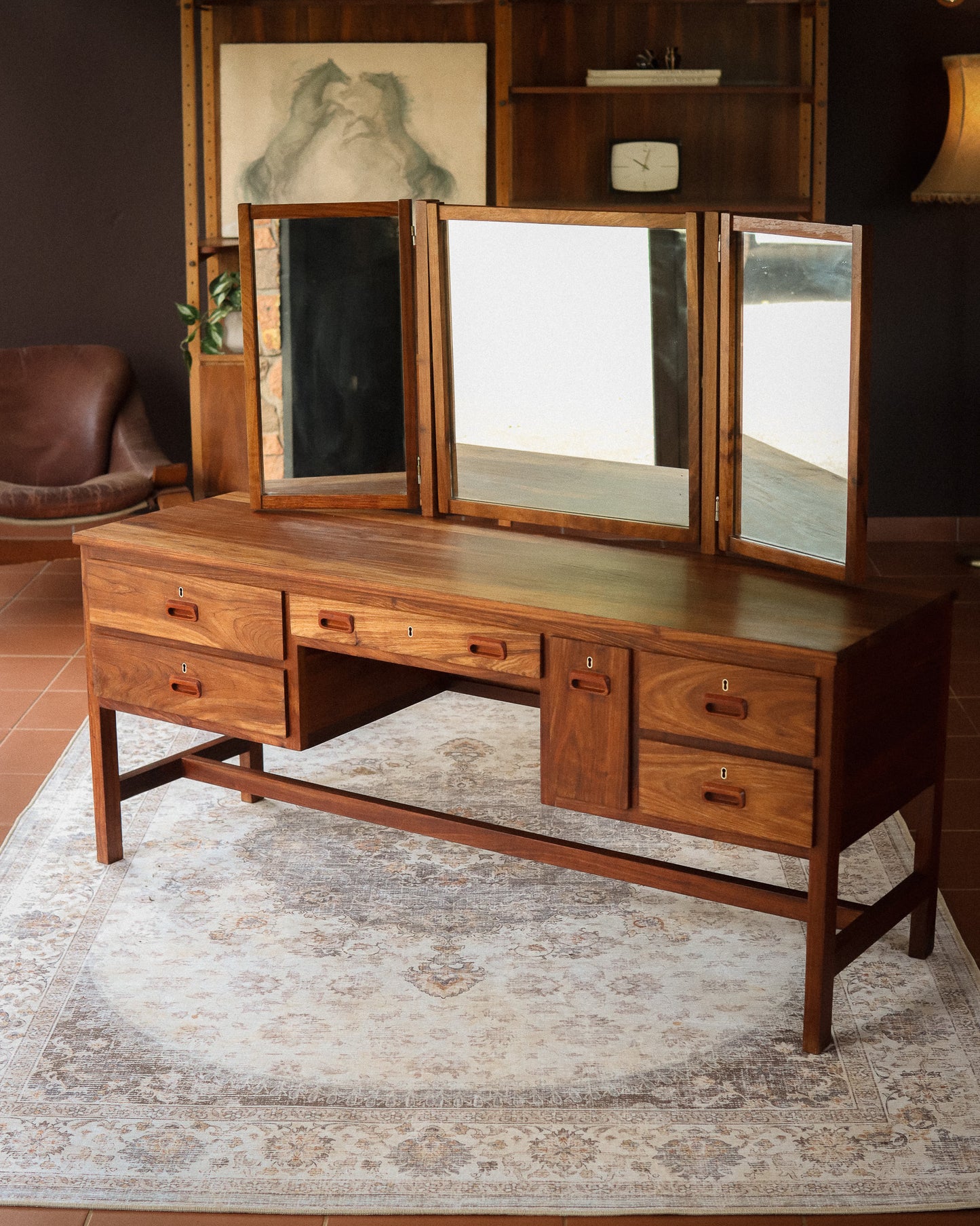 Mid-Century Kiaat Dresser by Artecasa