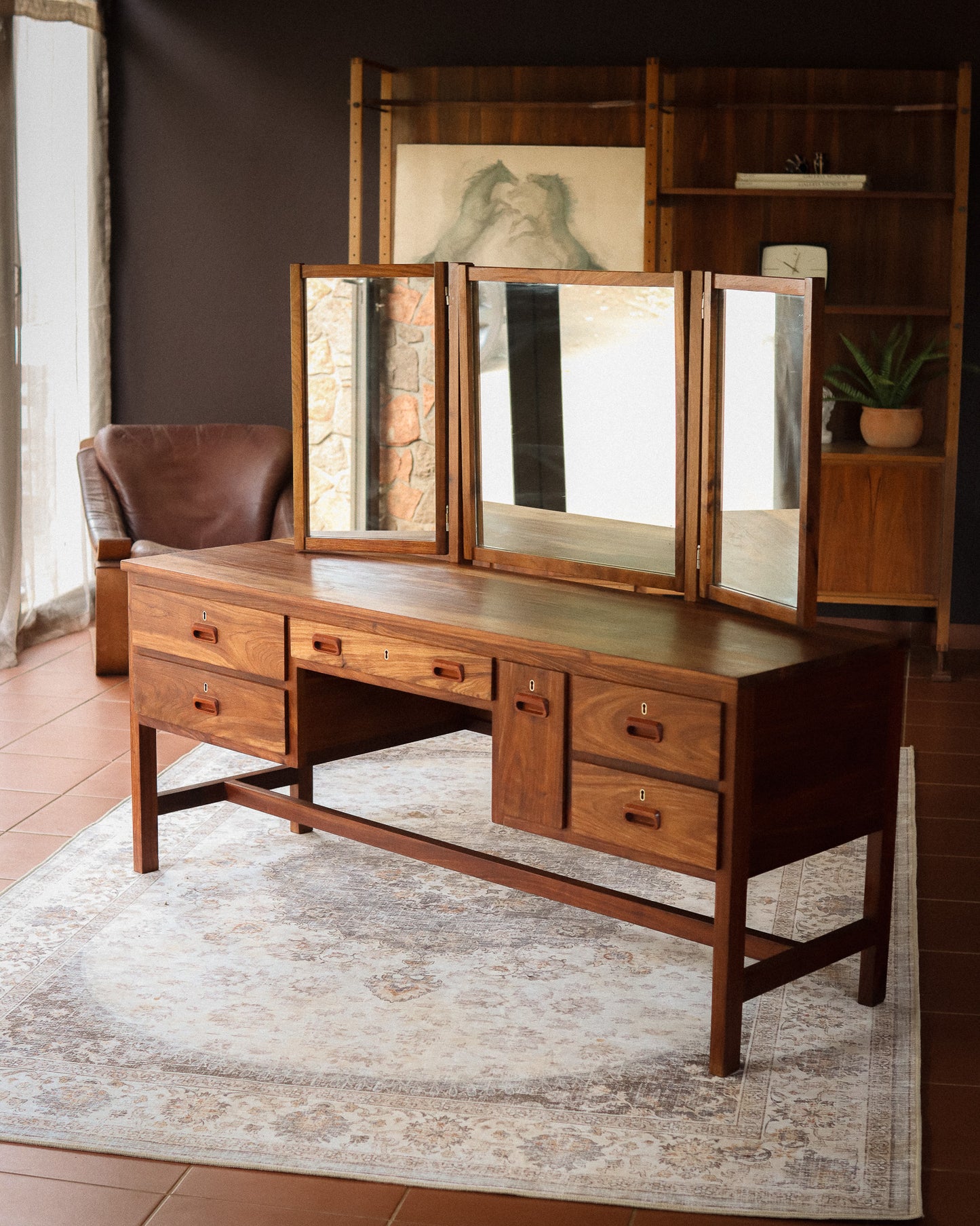 Mid-Century Kiaat Dresser by Artecasa