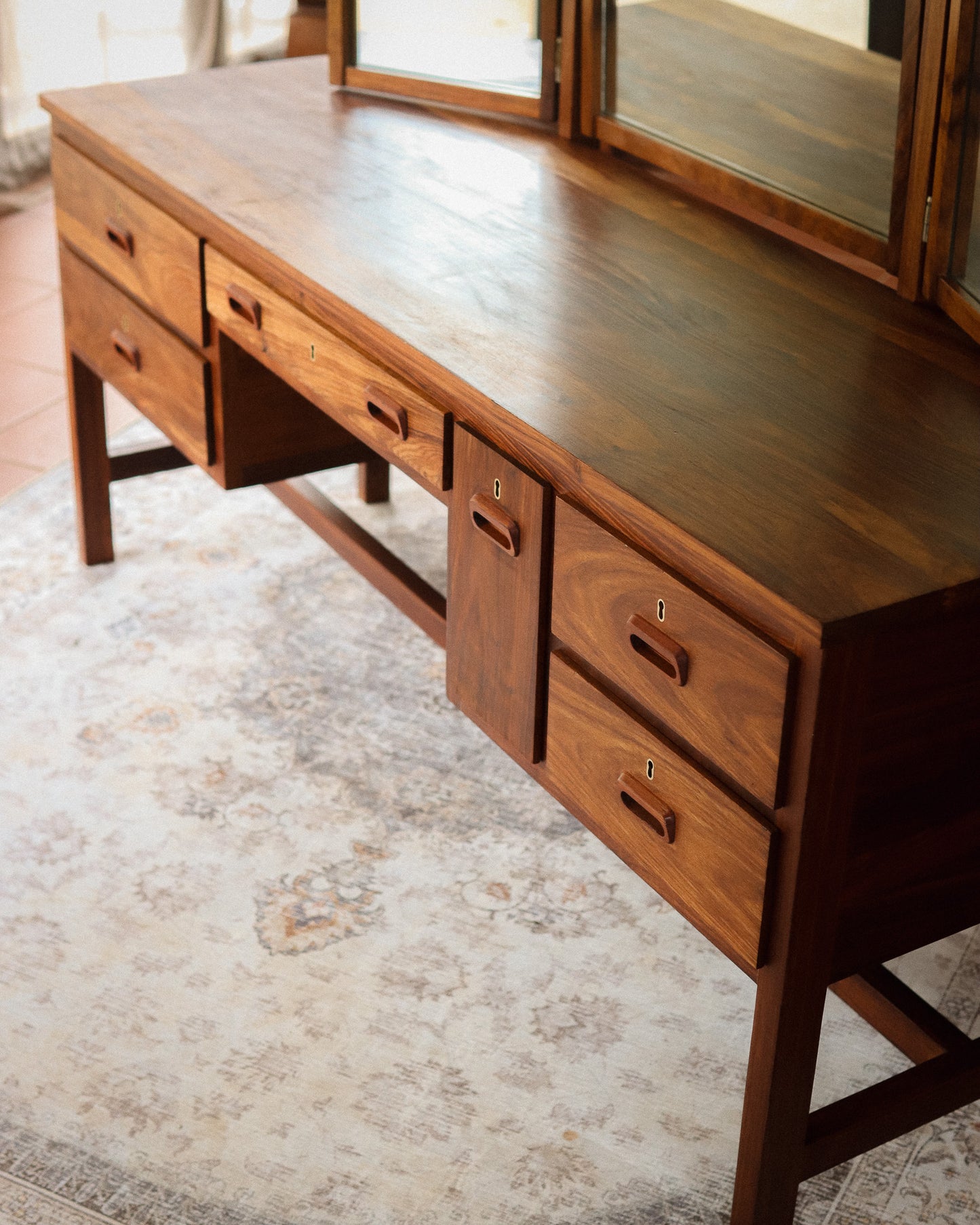 Mid-Century Kiaat Dresser by Artecasa