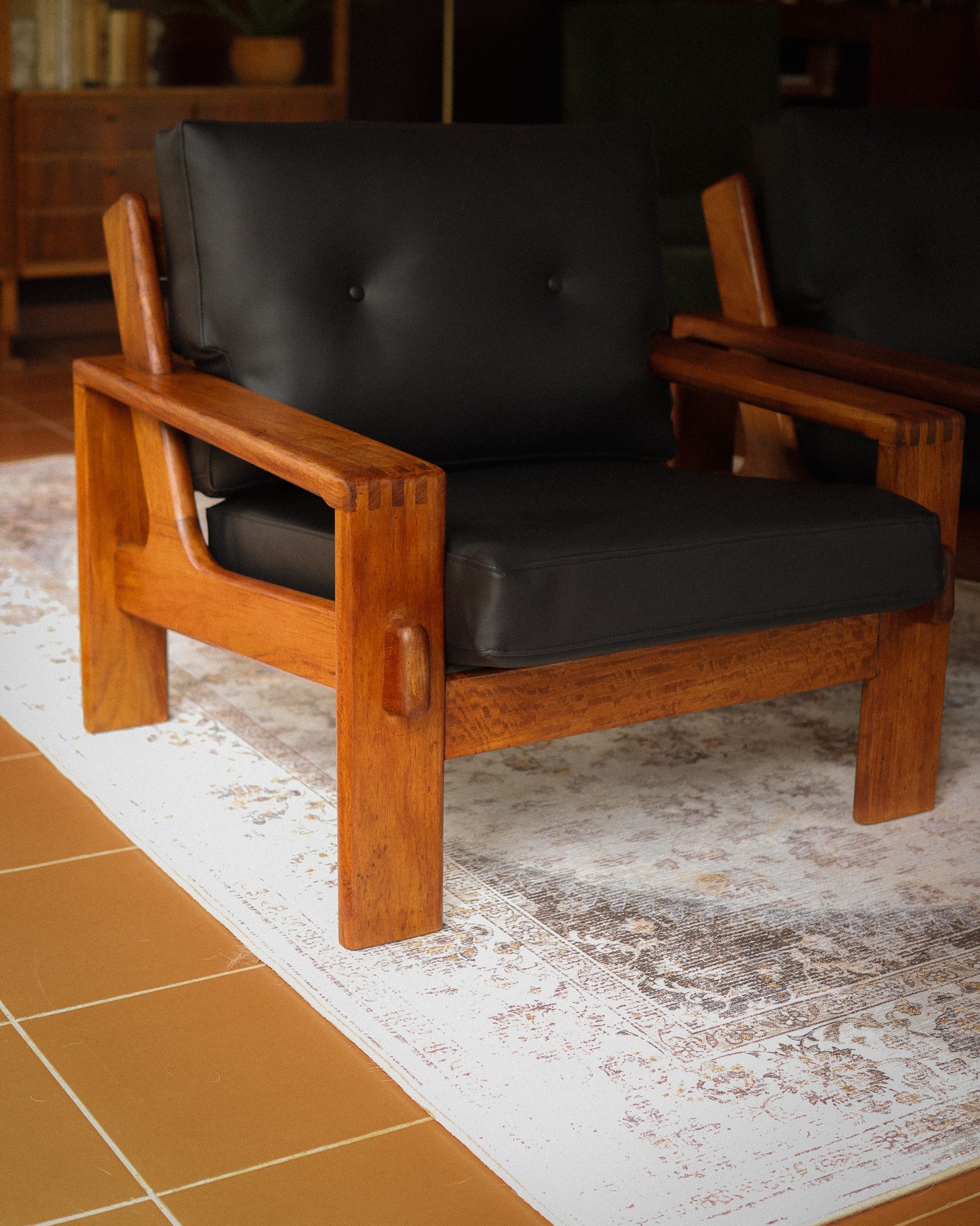 1960s Mid-Century ‘Bonanza’ Armchairs by Esko Pajamies for Asko