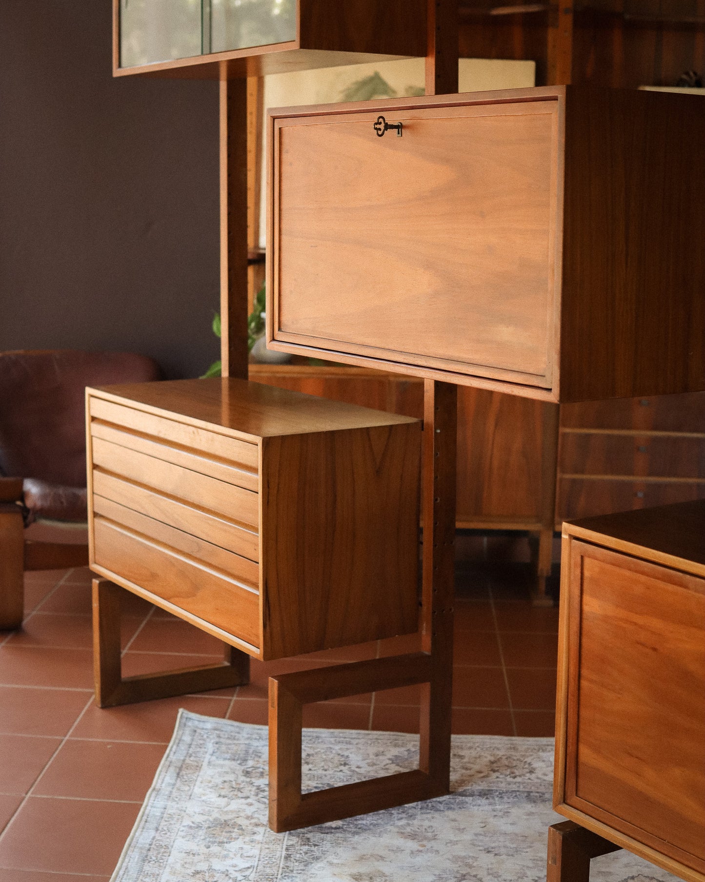 Mid-Century CADO 'Royal System' Modular Shelving Unit