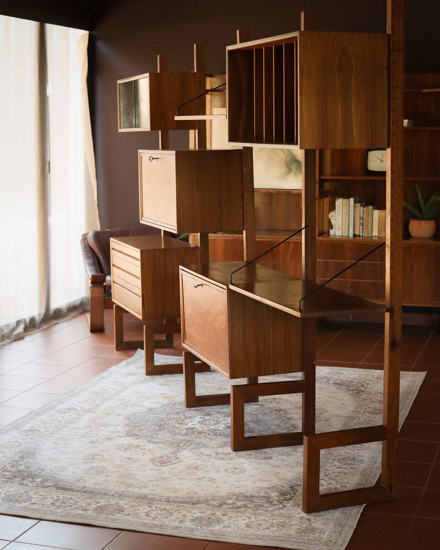 Mid-Century CADO 'Royal System' Modular Shelving Unit