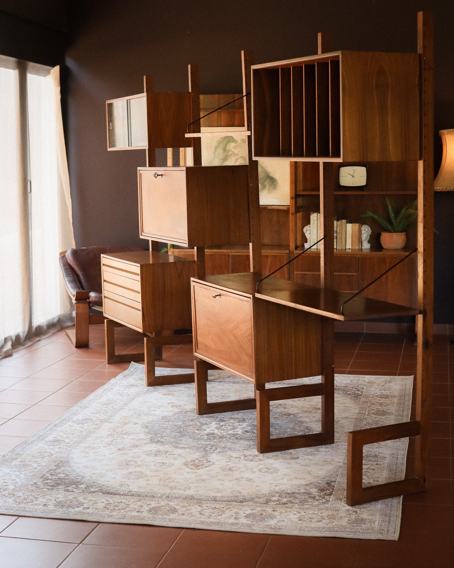 Mid-Century CADO 'Royal System' Modular Shelving Unit