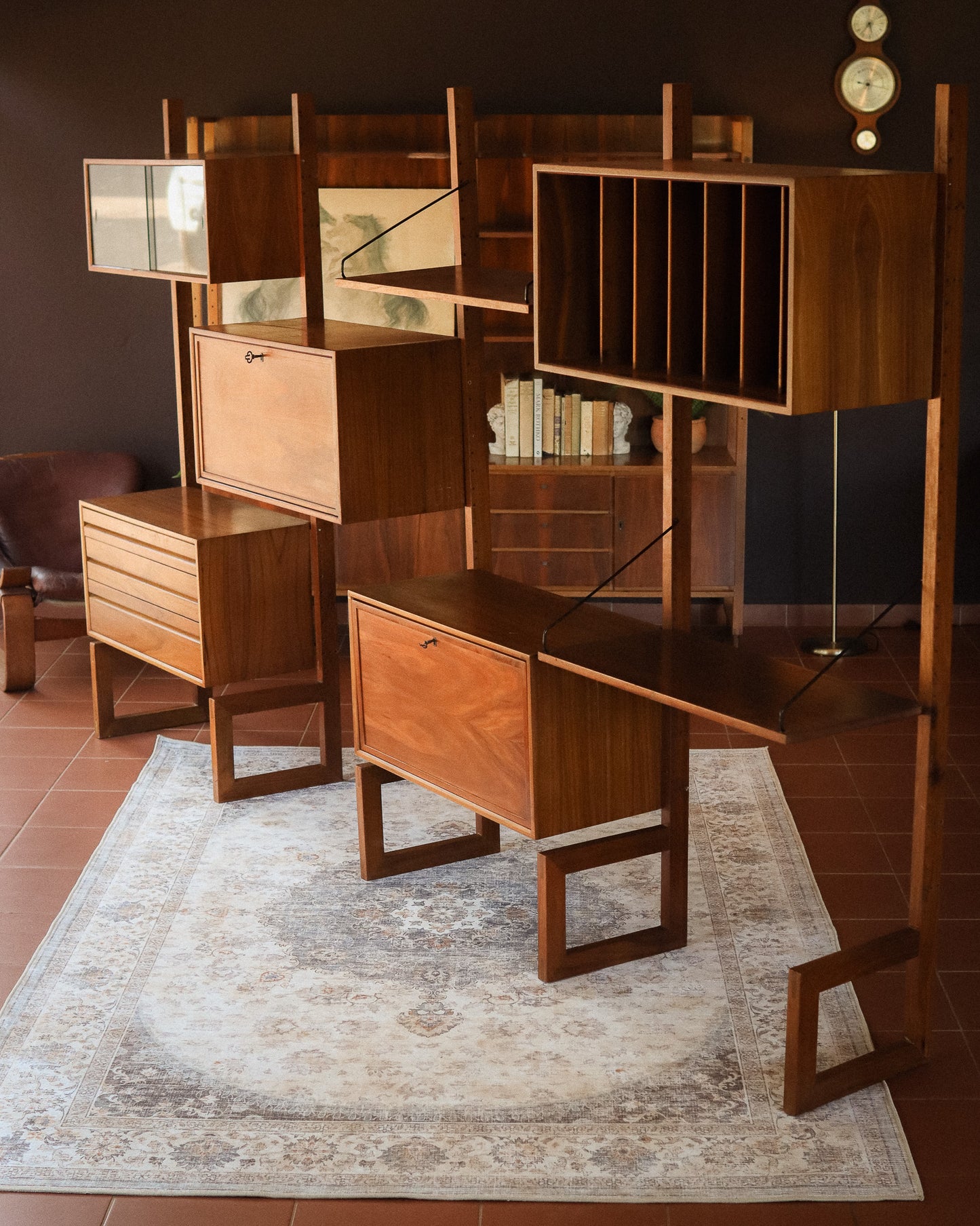 Mid-Century CADO 'Royal System' Modular Shelving Unit