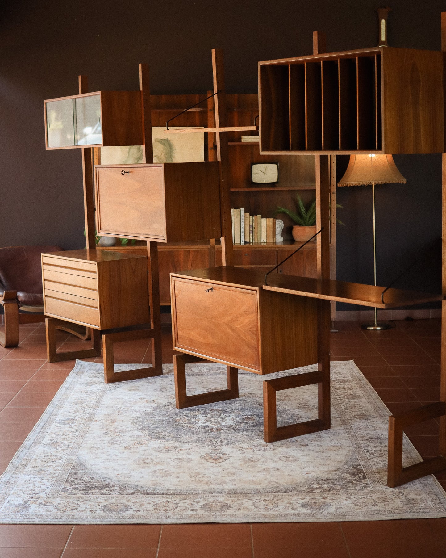 Mid-Century CADO 'Royal System' Modular Shelving Unit