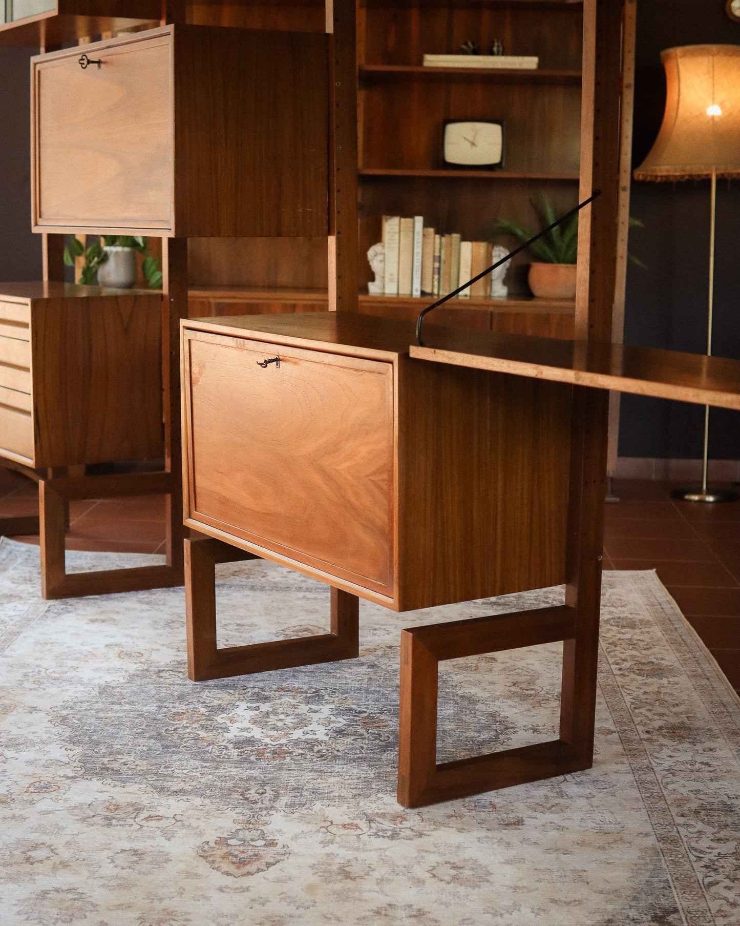 Mid-Century CADO 'Royal System' Modular Shelving Unit
