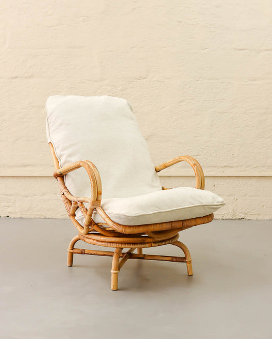 Vintage Cane Armchair