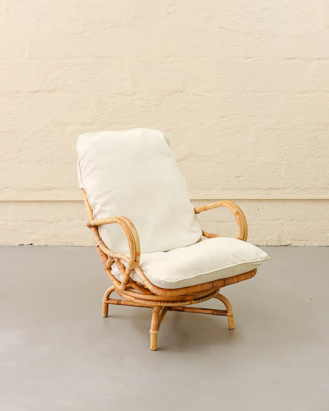 Vintage Cane Armchair