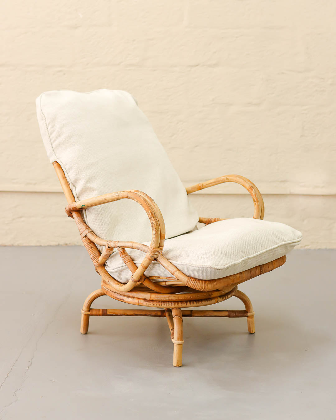 Vintage Cane Armchair