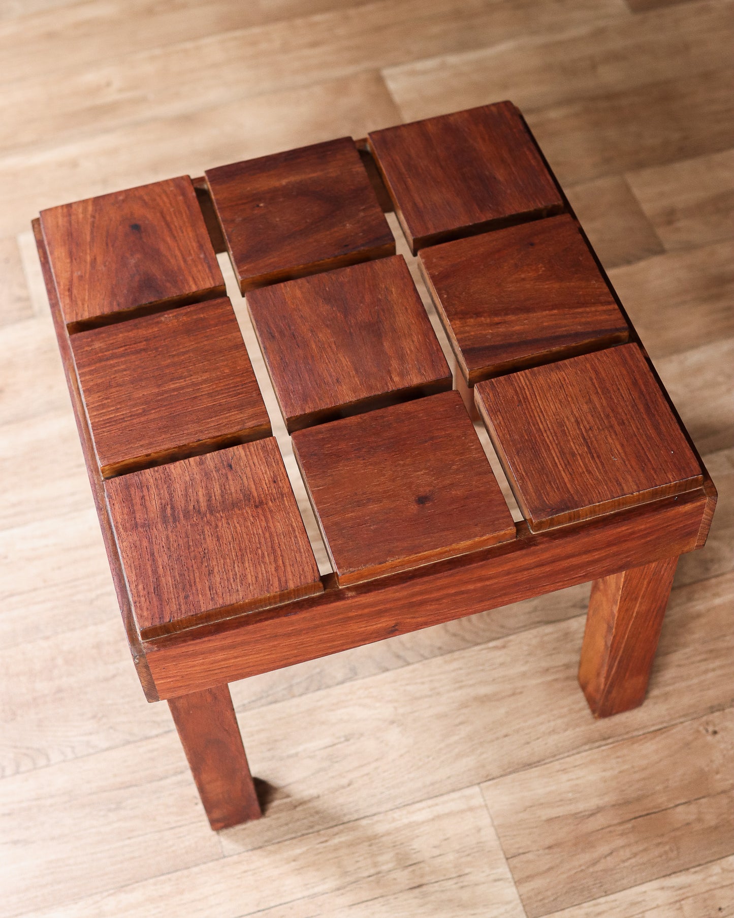 Cubist Style Side Table