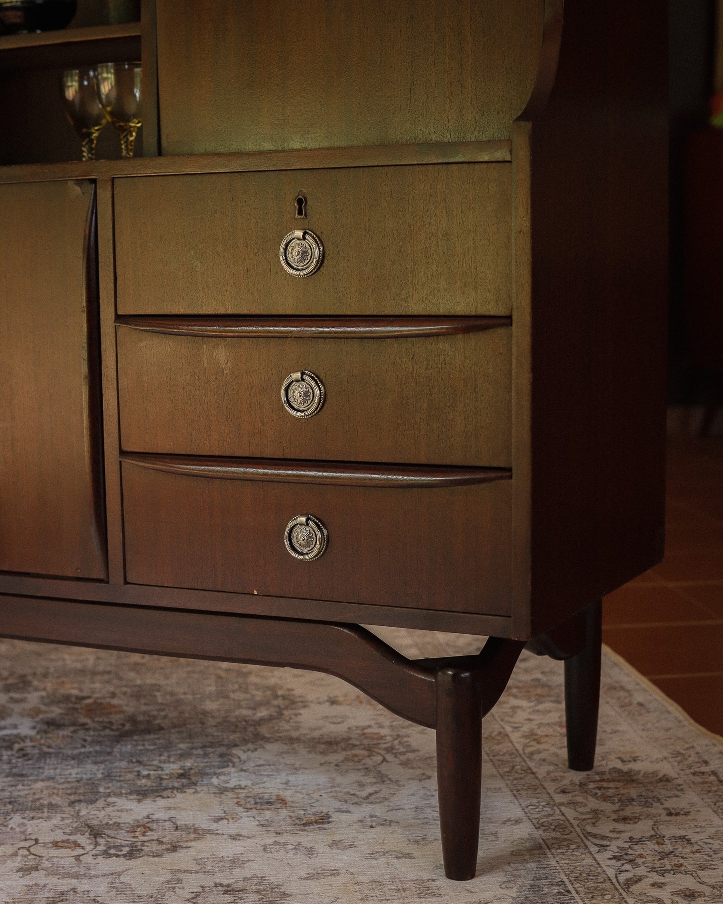 Mid-Century Duros Highboard/Drinks Cabinet