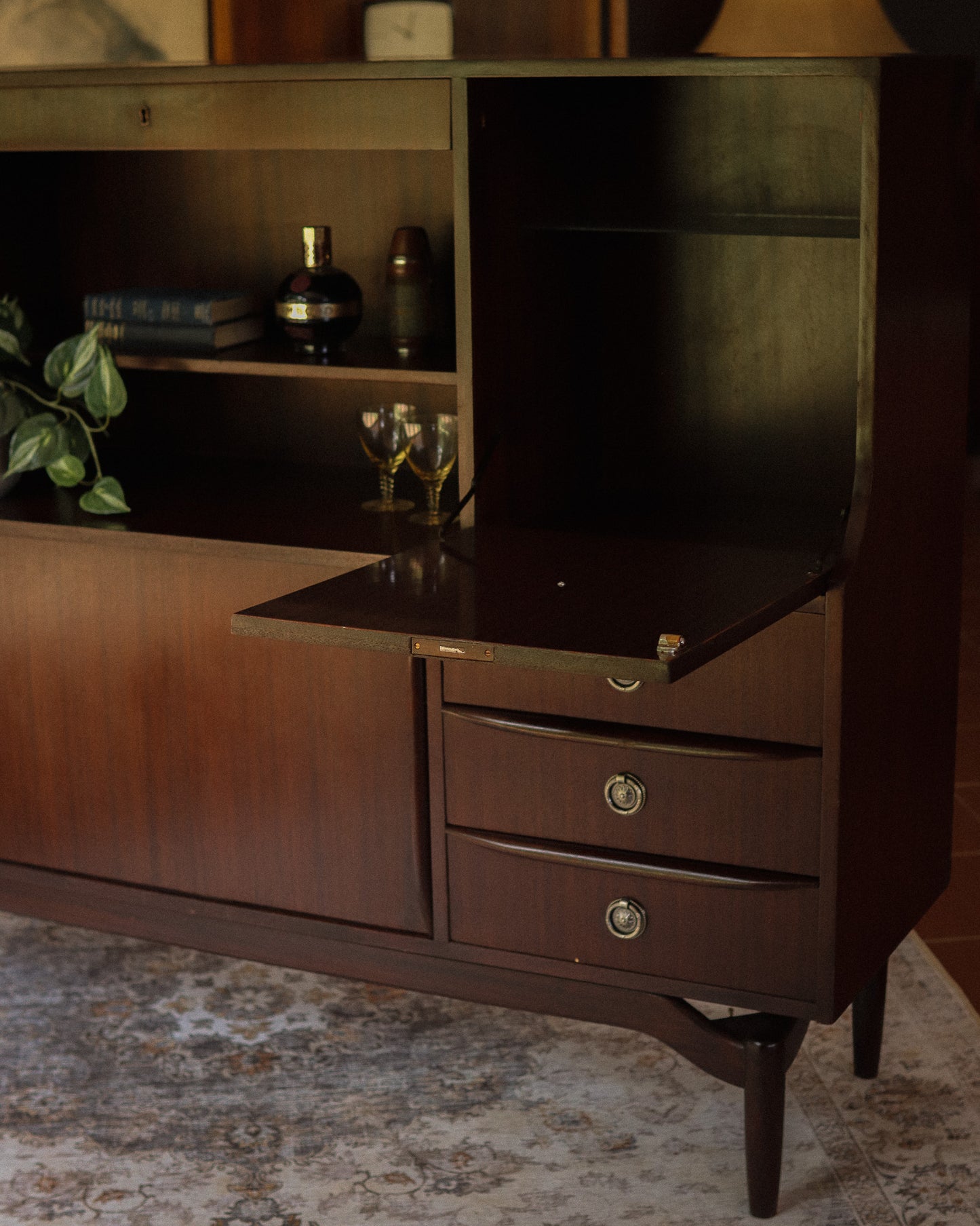 Mid-Century Duros Highboard/Drinks Cabinet