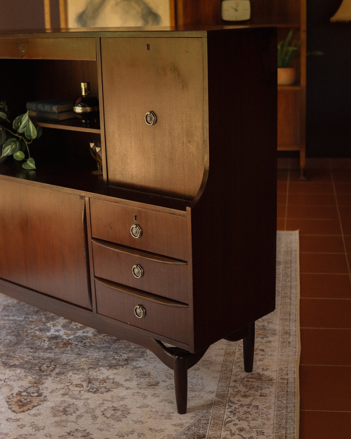Mid-Century Duros Highboard/Drinks Cabinet