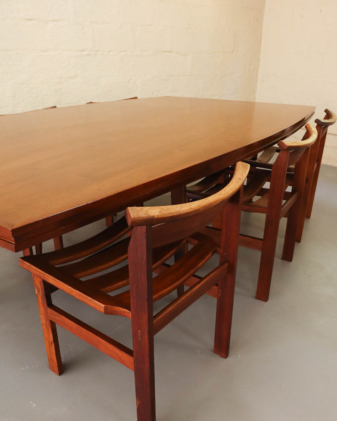 1960’s EE Meyer Dining Room Table with Additional Top