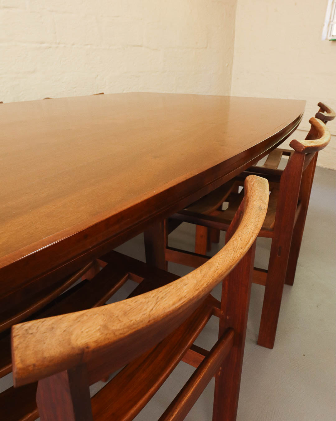 1960’s EE Meyer Dining Room Table with Additional Top